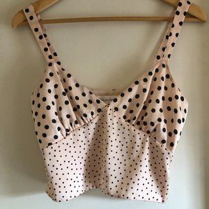 Privacy Please Polka Dot Tank Top